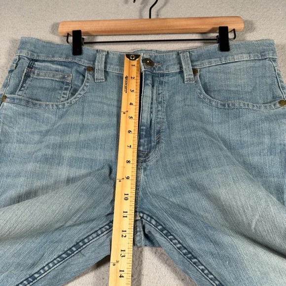 Cody James Mens Light Wash Bootcut Denim Jeans CJSP20J09 Blue 36W x 34L - Picture 8 of 14